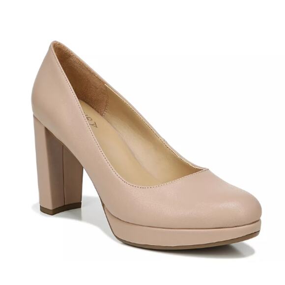 Naturalizer Berlin Platform Pump in Creme Brulee Beige NEW Size 8.5 - Picture 1 of 10
